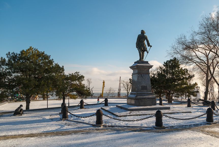 Памятник Петру I в Таганроге. Источник: фотобанк Лори
