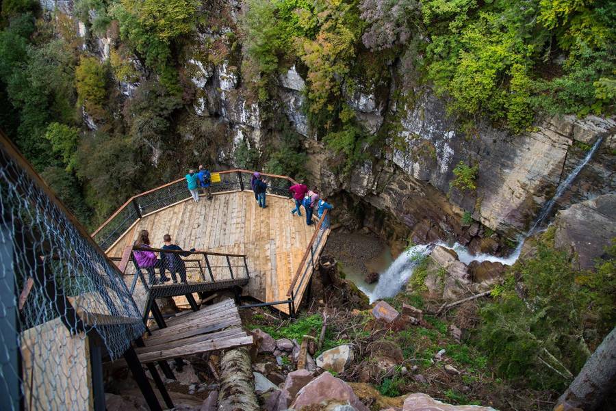 Парк водопадов «Менделиха». Фото: kubnews.ru