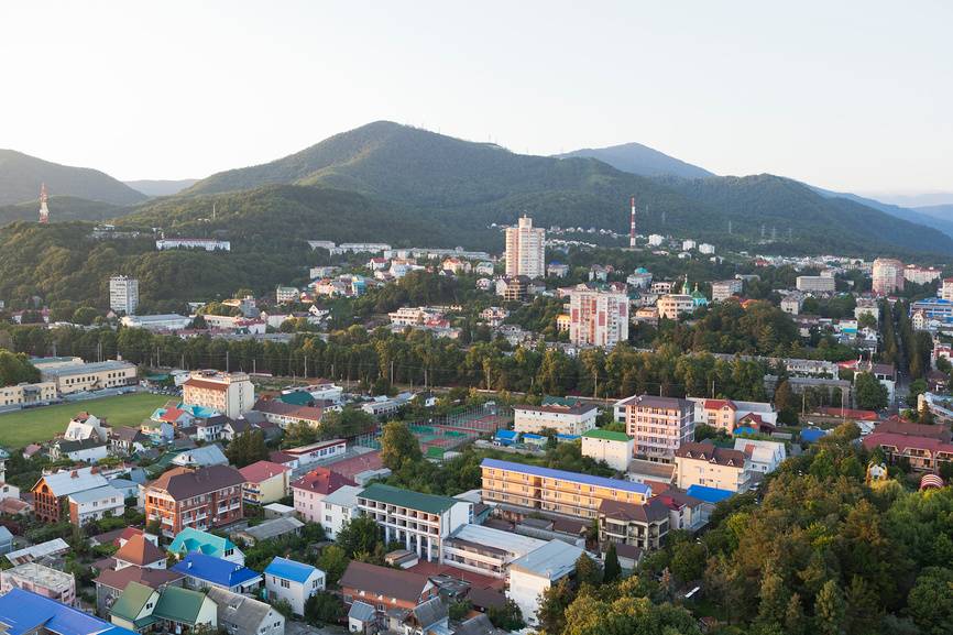 В Лазаревском рельеф ровный, без перепадов. Источник: Lori.ru