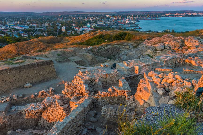 Руины древнего города Пантикапей в Керчи. Источник: Lori.ru