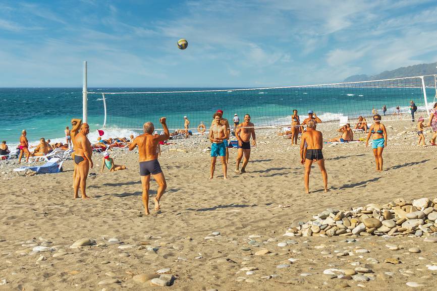 Пляж в Лоо. Источник: фотобанк Лори