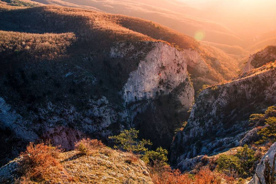 Красоты Большого крымского каньона. Фото: krympohod.ru