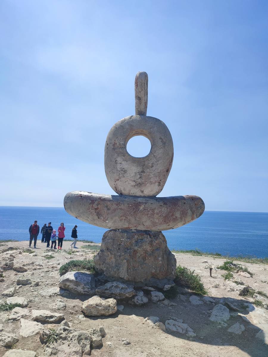 Скульптура «Сердце Тарханкута». Фото: Мария Заболотная