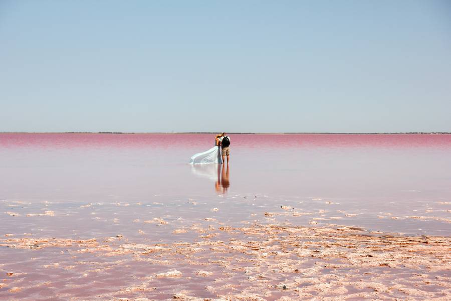 Розовое озеро Сасык-Сиваш. Фото из архива автора