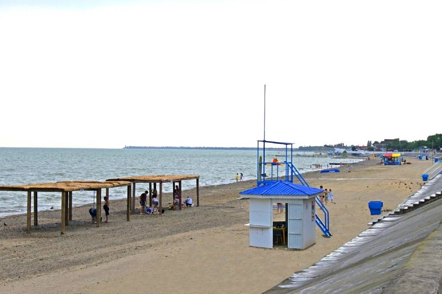 Маленький и тихий пляж. Пляж хутора Тамаровского, фото из открытых источников
