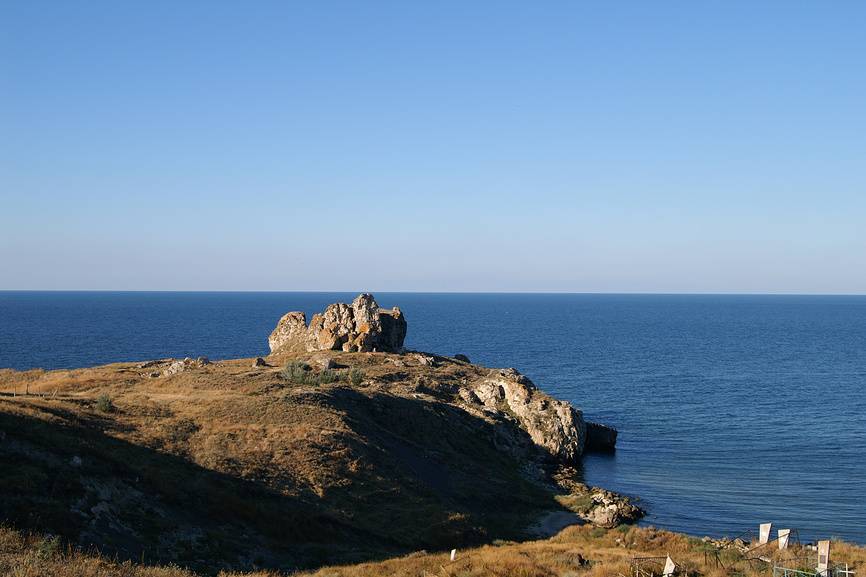 Один из пляжей Курортного на мысе Зюк. Источник: фотобанк Лори