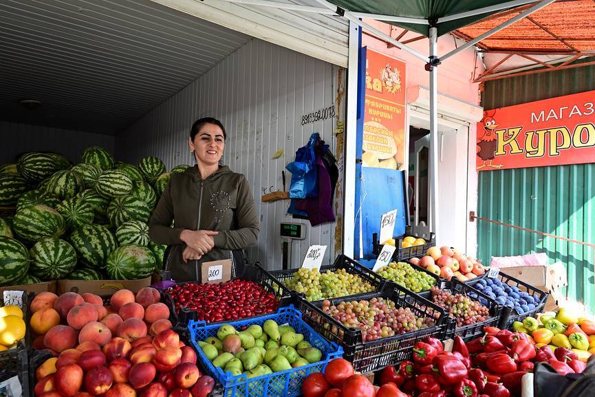 Фермерские продукты лучше всего покупать на рынках. Источник: фотобанк Лори
