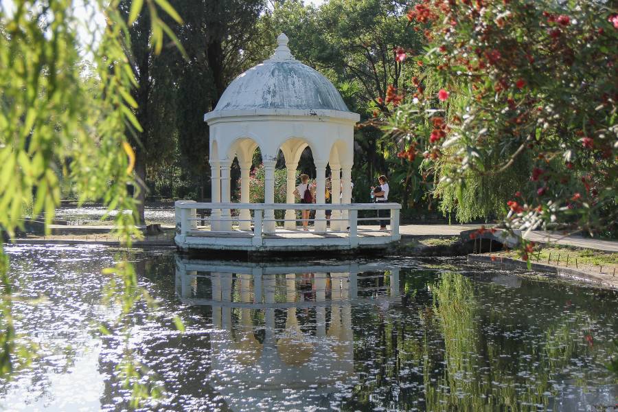 Приморский парк в Новом Афоне&nbsp;— одна из самых красивых парковых зон в стране. Фото: Павел Мартыненков
