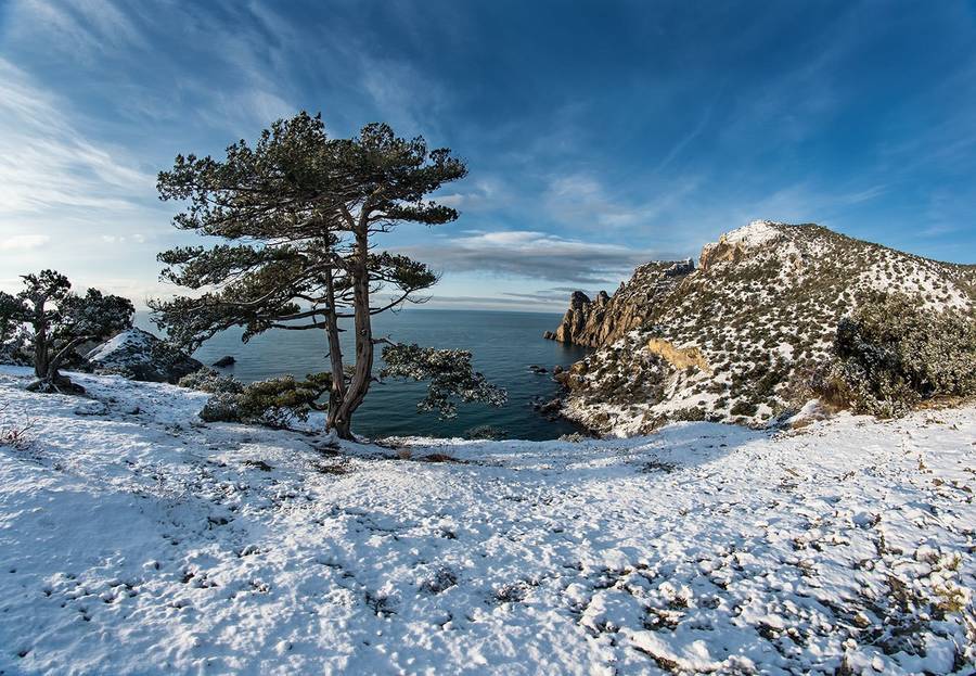 Зимний Крым необычайно фотогеничен