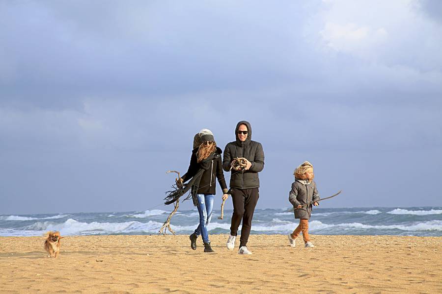 Хорошо бродить вместе по безлюдным осенним пляжами. Фото:&nbsp;get.pxhere.com