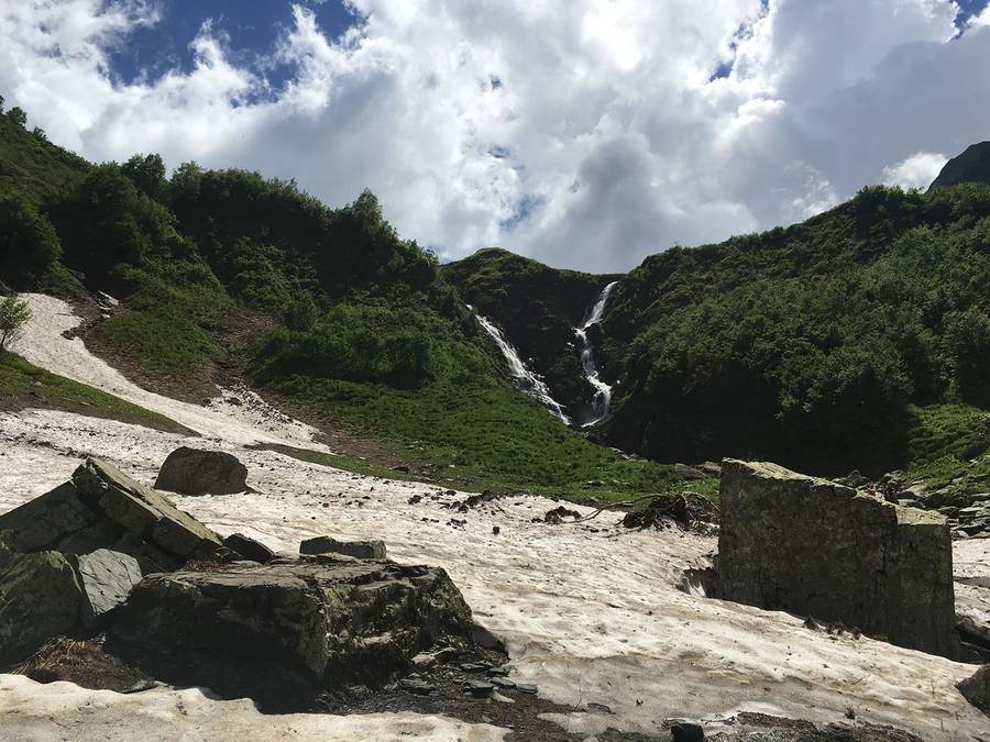 Ачипчинские водопады — трудный поход