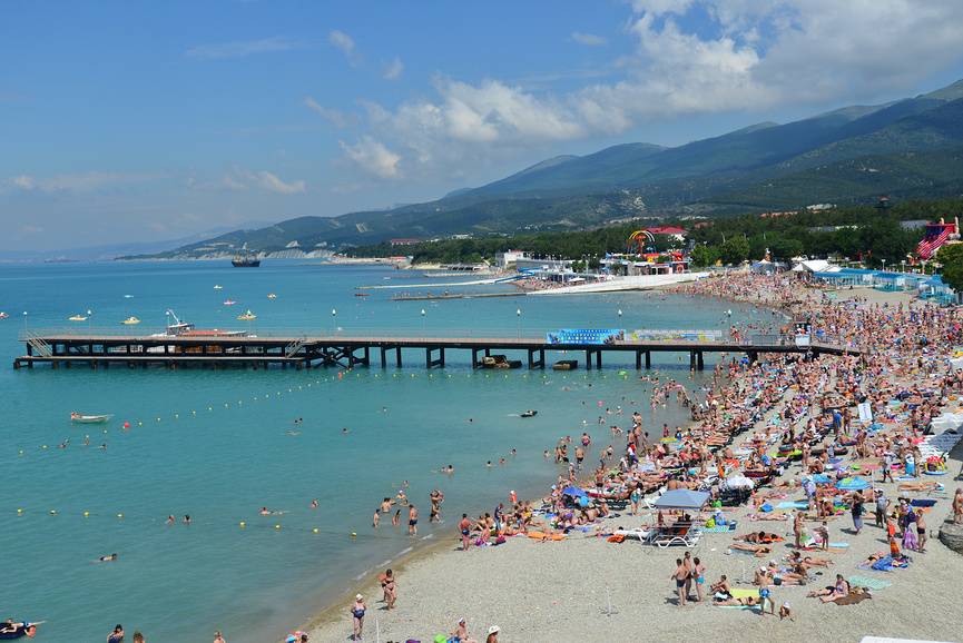 Пляж Кабардинки. Источник: фотобанк Лори