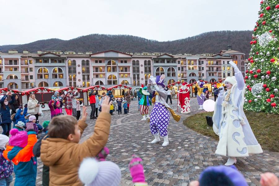 В Новый год на Красной поляне некогда скучать