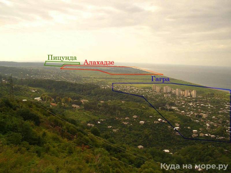 Алахадзы карта с улицами и номерами домов