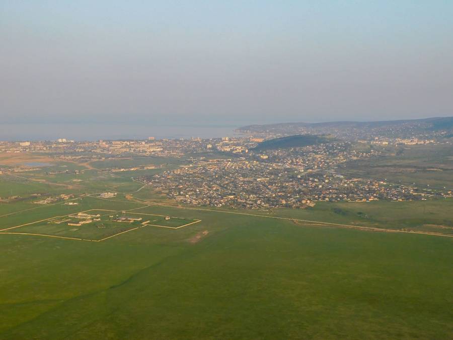 Вид на Феодосию с аэростата. Фото: aerostat.club
