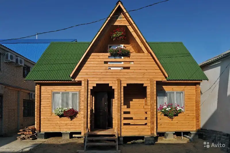 Деревянный коттедж у моря б/о «Кавказ», ул. Взлетная, д. 16